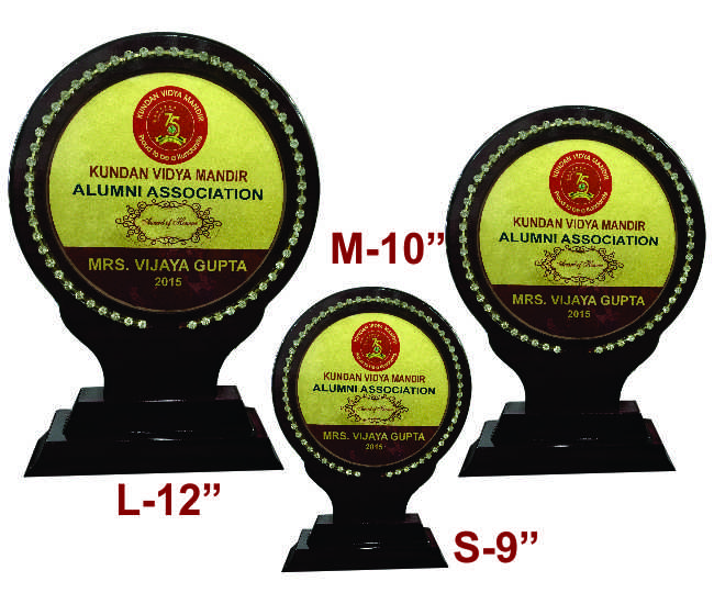 wooden trophies